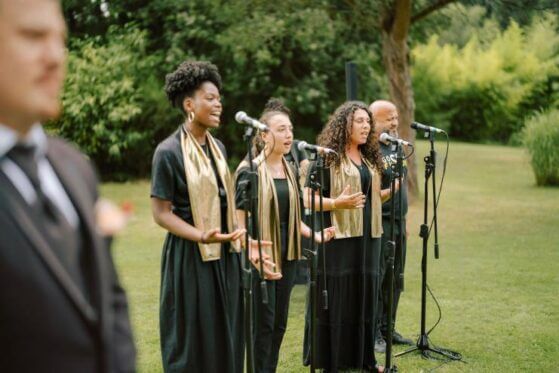 Gospel Fusion anime une cérémonie de mariage