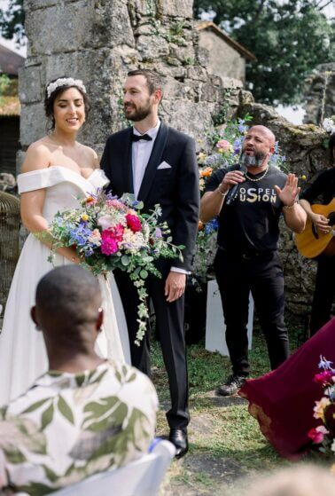 Gospel Fusion anime une cérémonie de mariage